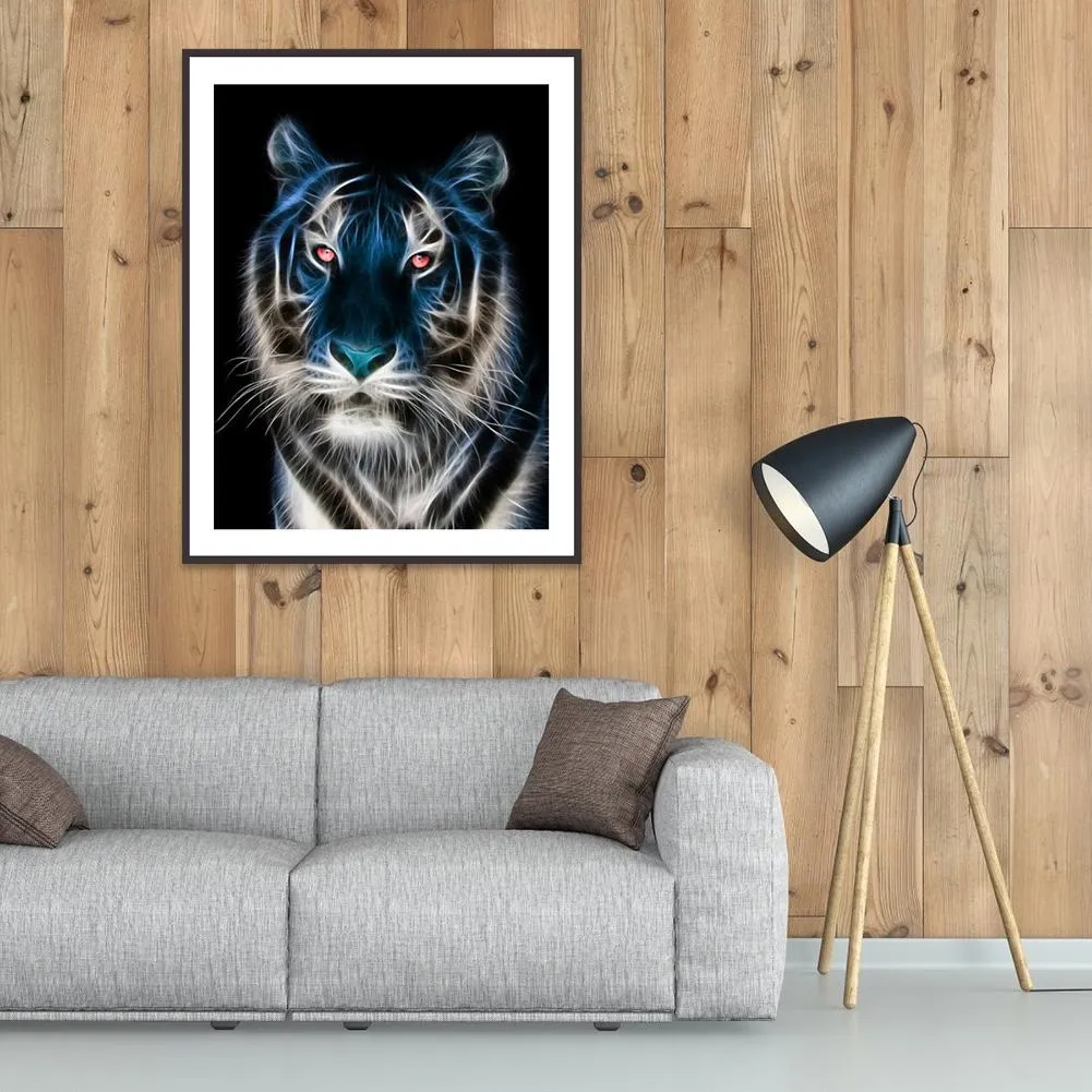 Tiger  - Full Round Diamond - 30x40CM