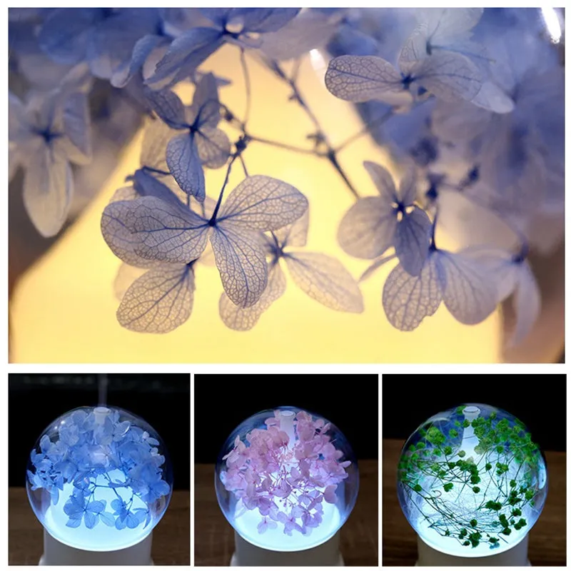 Ultrasonic Humidifier Essential Oil Aroma Diffuser Night light Cool Mist Humidificador With Flower