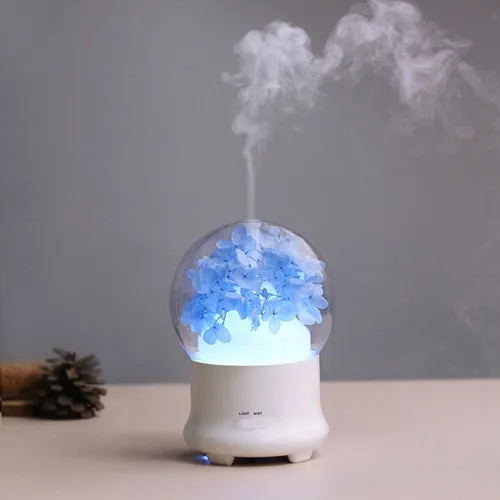 Ultrasonic Humidifier Essential Oil Aroma Diffuser Night light Cool Mist Humidificador With Flower