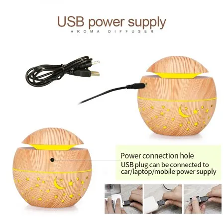 Usb Moon & Star Aromatherapy Diffuser 130ML