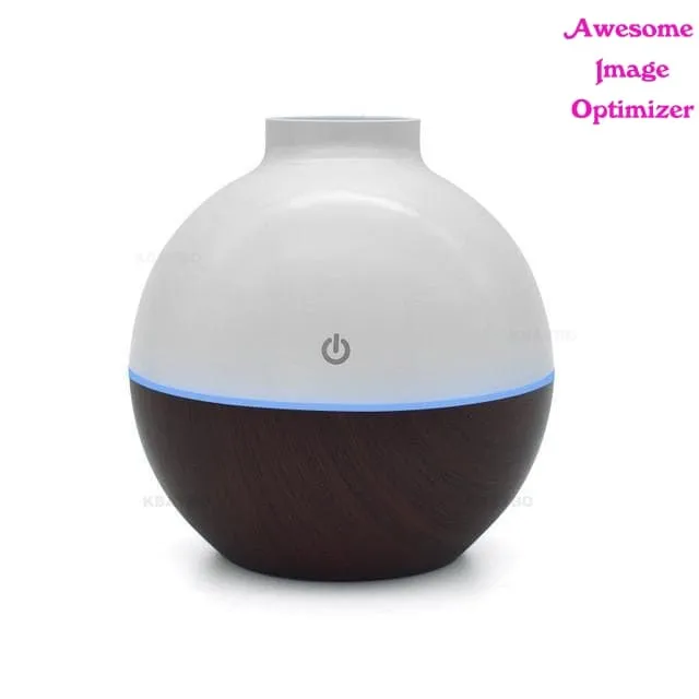 USB Ultrasonic Humidifier 130ml Aroma Diffuser