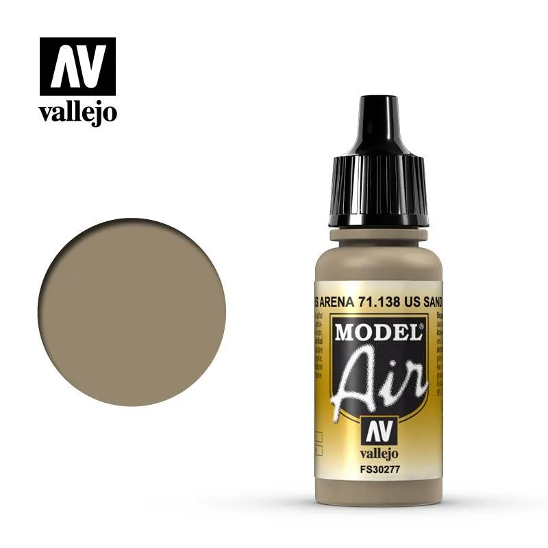 Vallejo 71138 Model Air US Sand Acrylic Paint 17ml