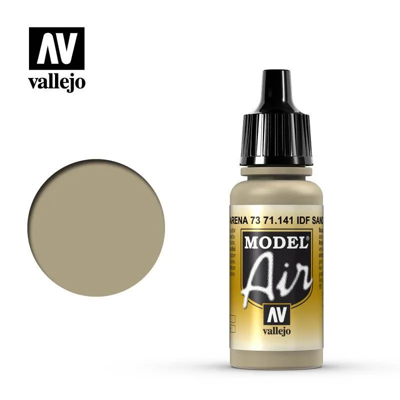 Vallejo 71141 Model Air IDF Sand Gray 73 Acrylic Paint 17ml