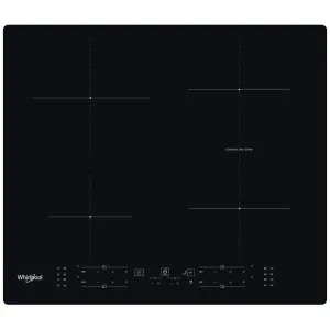 Whirlpool Wb B8360 Ne Black Built-In 59 Cm Zone Induction Hob 4 Zone(S)