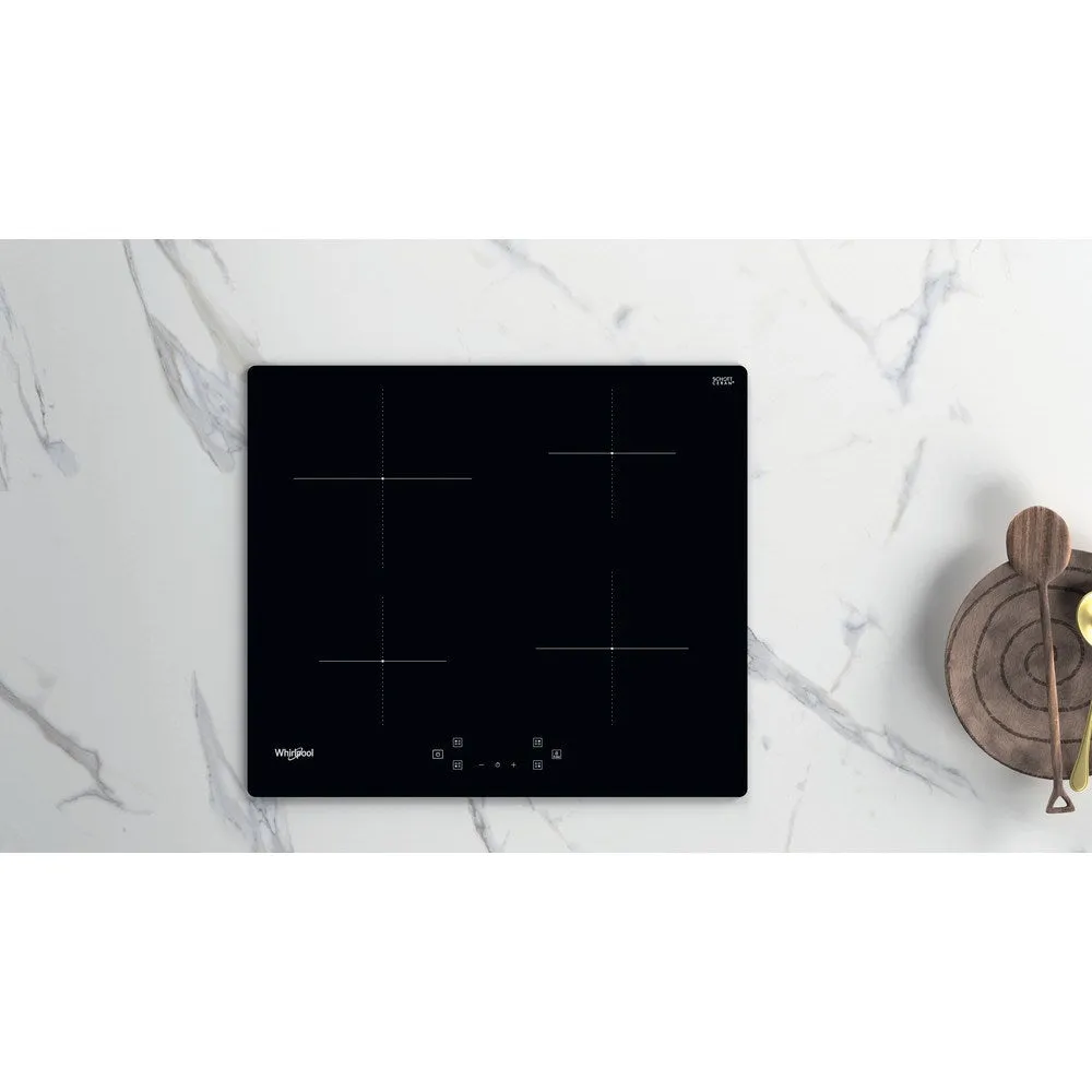 Whirlpool Ws Q4860 Ne Hob Black Built-In 60 Cm Zone Induction Hob 4 Zone(S)