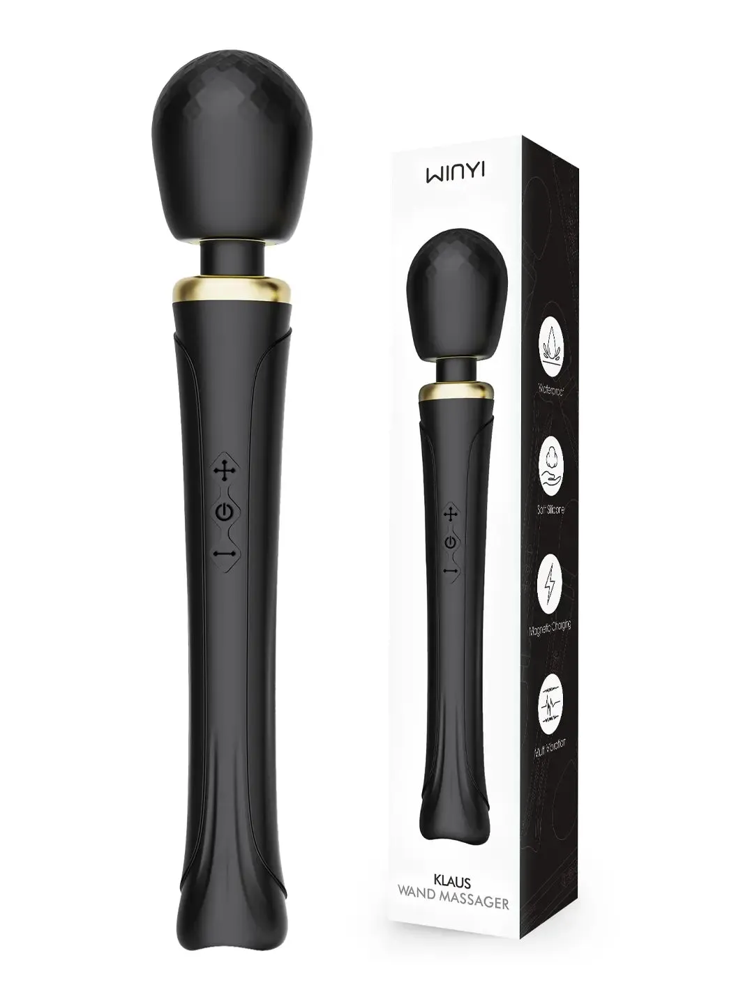 Winyi Klaus 20-Mode Vibrating Wand Massager