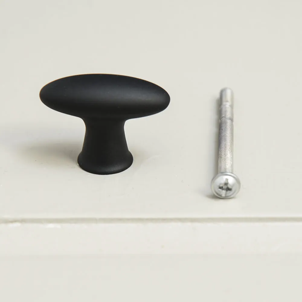 Zero Black Zeppelin Cabinet Knob